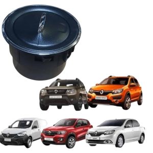 REJILLA AIRE ACONDICIONADO CROMADA DUSTER,LOGAN,SANDERO,STEPWAY,KANGOO,KWID(MODELOS 2015 EN ADELANTE)