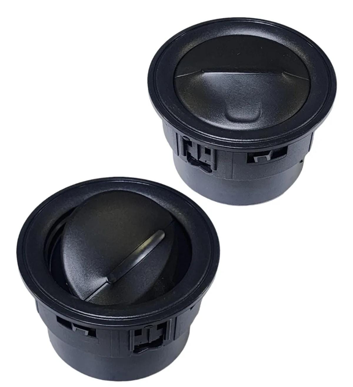 PAR REJILLAS AIRE ACONDICIONADO NEGRA DUSTER,LOGAN,SANDERO,KANGOO,KWID,STEPWAY(MODELOS 2015 EN ADELANTE)