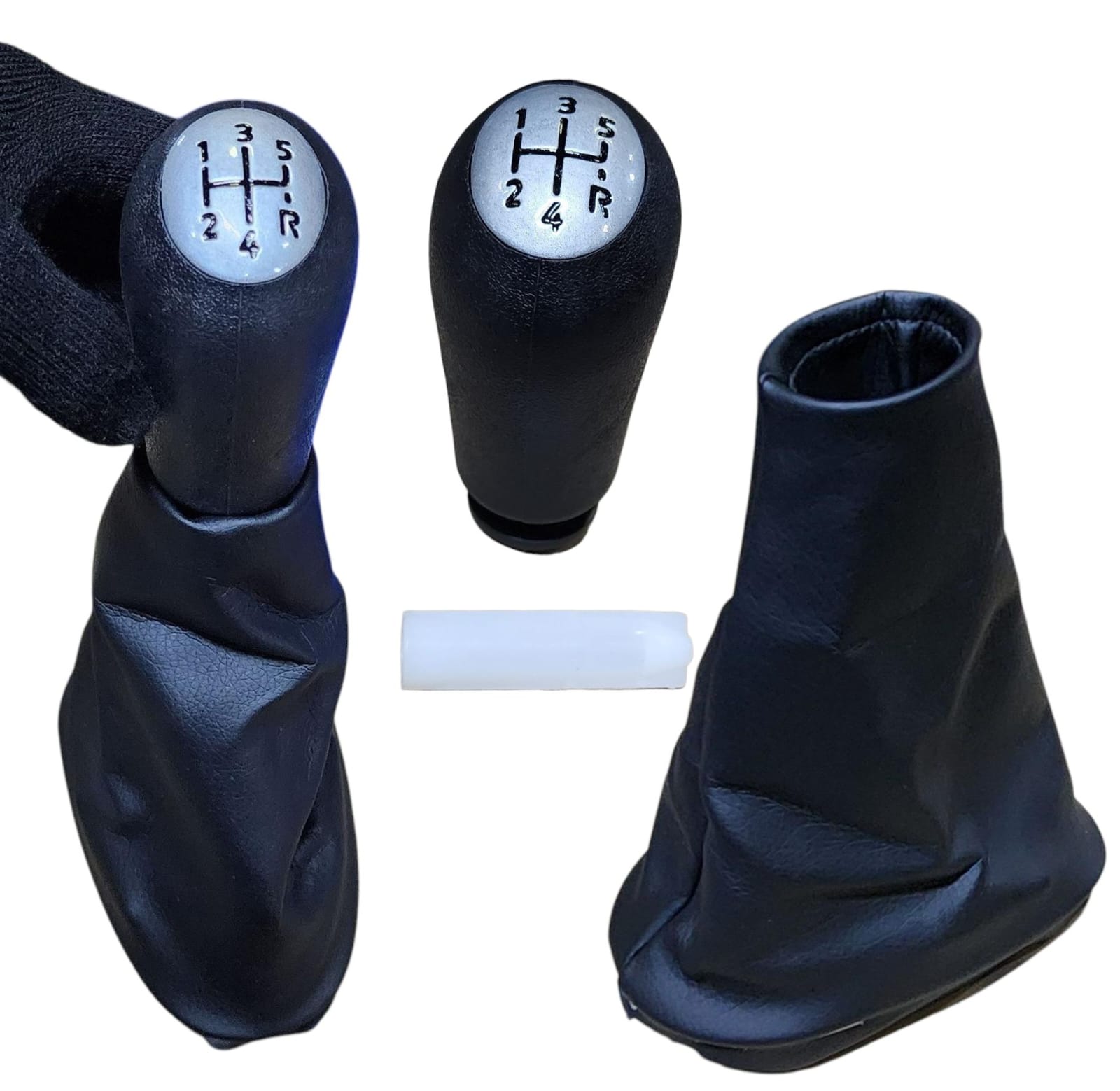 POMO PERILLA CON FUNDA PALANCA CAMBIOS RENAULT LOGAN SANDERO STEPWAY(MODELOS HASTA 2015)